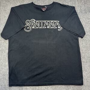 Santana Tour Official Merchandise T-Shirt (Y2K) Size XL Rare 2006 Rock Metal Vtg